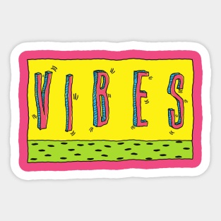 Memphis Graffiti Vibes Sticker